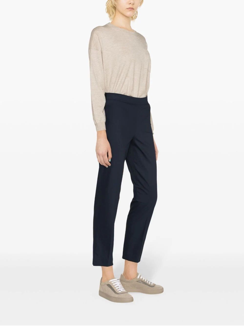 パンツ BRUNELLO CUCINELLI Women Straight Pants M0F70P8593 C7186 Blu Brunello Cucinelli Outlet: Pants woman - Blue | Brunello